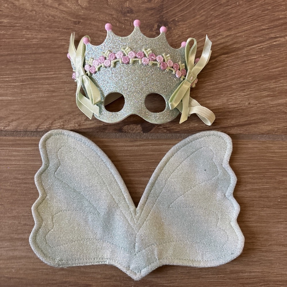 American Girl Fairy Costume Accessories Marie Grace Cecile 1 Mask &‎ Fairy Wings